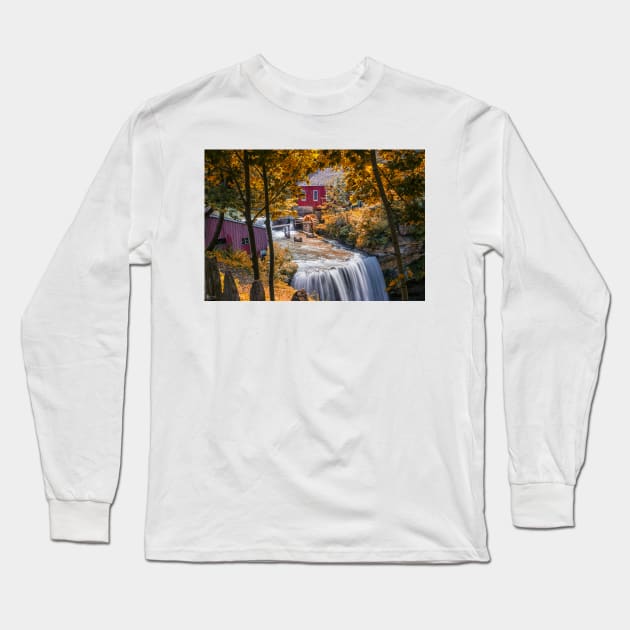 Morning Star Mill Fall Long Sleeve T-Shirt by Robert Alsop